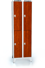 Divided cloakroom locker ALDERA with feet 1920 x 600 x 500